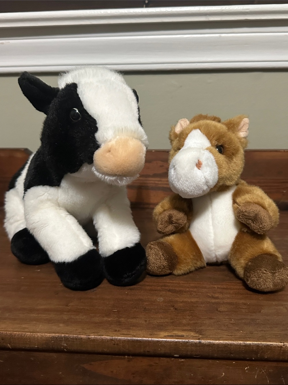 Plush Farm Animal Toys VINTAGE